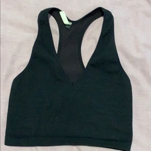 Cropped yoga top